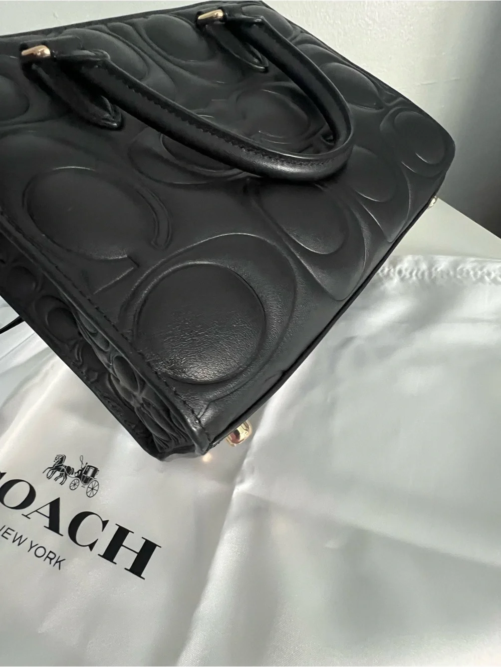 Coach Small Maggie Bag In Signature Leather